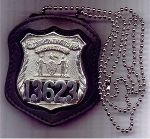 nyc corrections officer badge neck hanger with chain badge not nyc correction officer