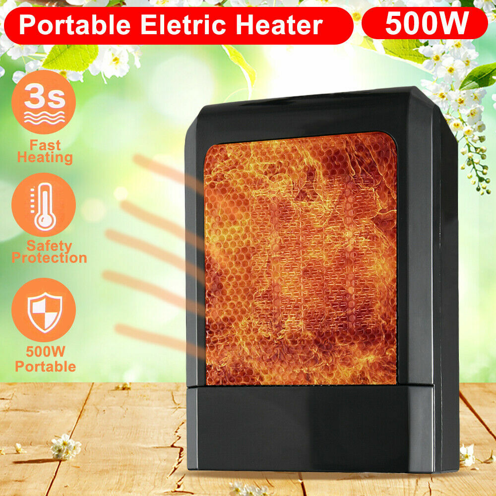500W Portable Mini Ceramic Electric Heater inside No Radiation Heating Fan  fast | eBay