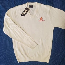 Vintage Fiesta Bowl Sweater 80s Medium Deadstock NEW Monsanto 80s Made in USA