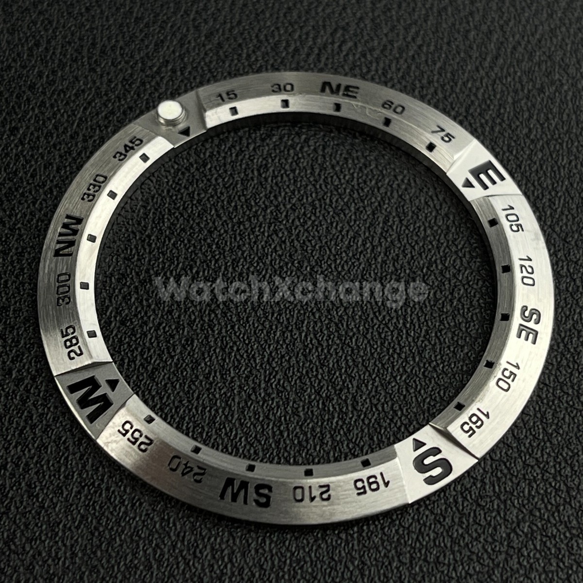 41mm Silver Compass Stainless Steel Bezel Insert Seiko King