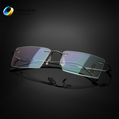 Men's Rimless β Titanium Ultra Light Eyeglasses Frames Optical