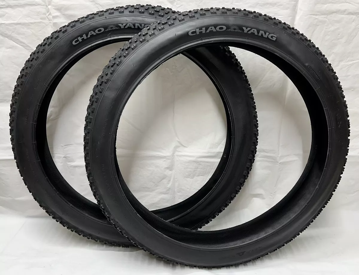 26 x 4.0 Inch Fat Tyre set for Mountain MTB Mud Dirt Cruiser Bike Bicycle