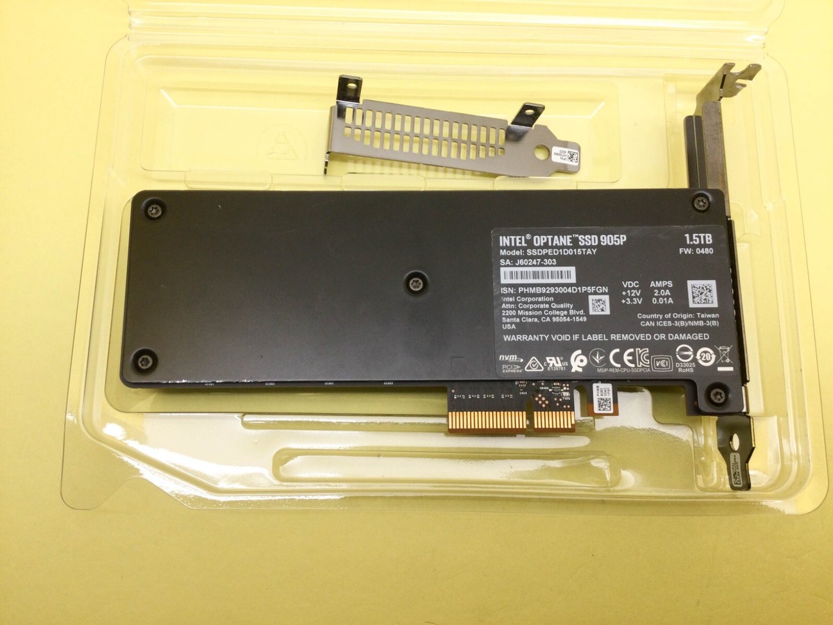 Intel Optane 905P NVMe 3D XPoint HHHL AIC SSD
