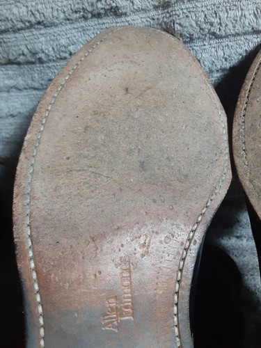 Scarpe eleganti Allen Edmonds Sanford in pelle nera taglia 9.5D Perfettamente rotto +scatola - Foto 5 di 13