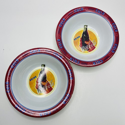 Pair 2 Gibson Drink CocaCola Bowl Melamine Plastic Bowls eBay
