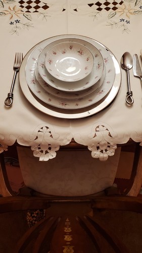 Ajustes de lugar de 4 piezas vintage Mabel (repujado) de Noritake - Imagen 6 de 13