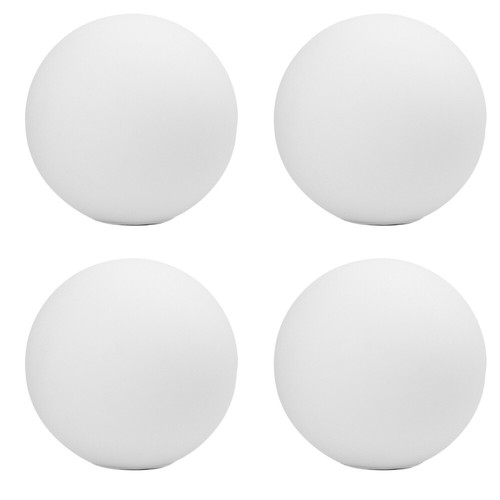 4pcs Glass Spherical Lampshade Frosted Spherical Lampshade Antique Frosted
