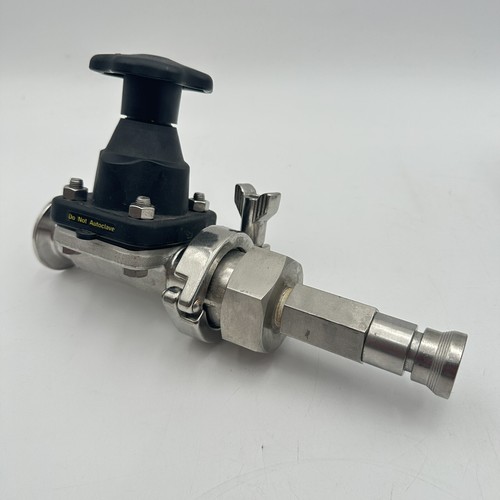 ITT Pure Flo 1-316L-RA15MAX-CWP150 Diaphragm Valve w/ 1" Sanitary Fitting