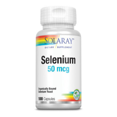 Solaray Selenium 50 | 100 ct 50 mcg