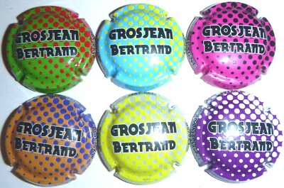 Champagnerkapsel: Extra!!! GROSJEAN Bertrand , 500 ex ! Nr. 6 bis 6e