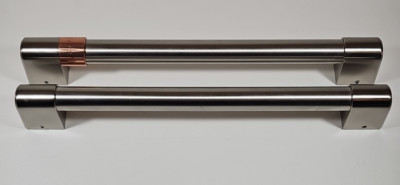 GE Cafe Handles Brushed Stainless Steel French Door Oven Handles 18 3/4''