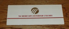 Original 1994 Mercury Exterior Colors Sales Brochure 94 Grand Marquis Cougar