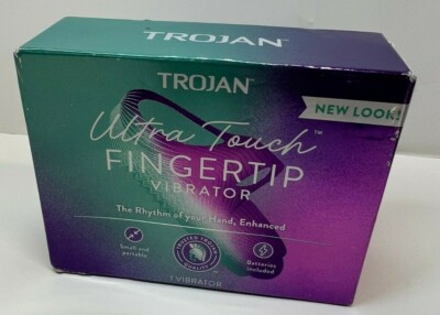 trojan vibrating touch fingertip massager Trojan Vibrations Vibrating Fingertip Personal Massager (Pack of 8)