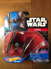 Star Wars Force Awakens Tie Fighter HOT WHEELS DIE CAST NEW (N8)$