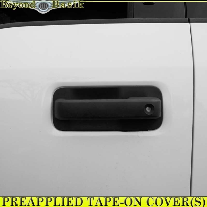 Gloss Black Door Handle Bowl Covers For 2017-2022 Ford F250 F350 Super Duty - 8pc Set