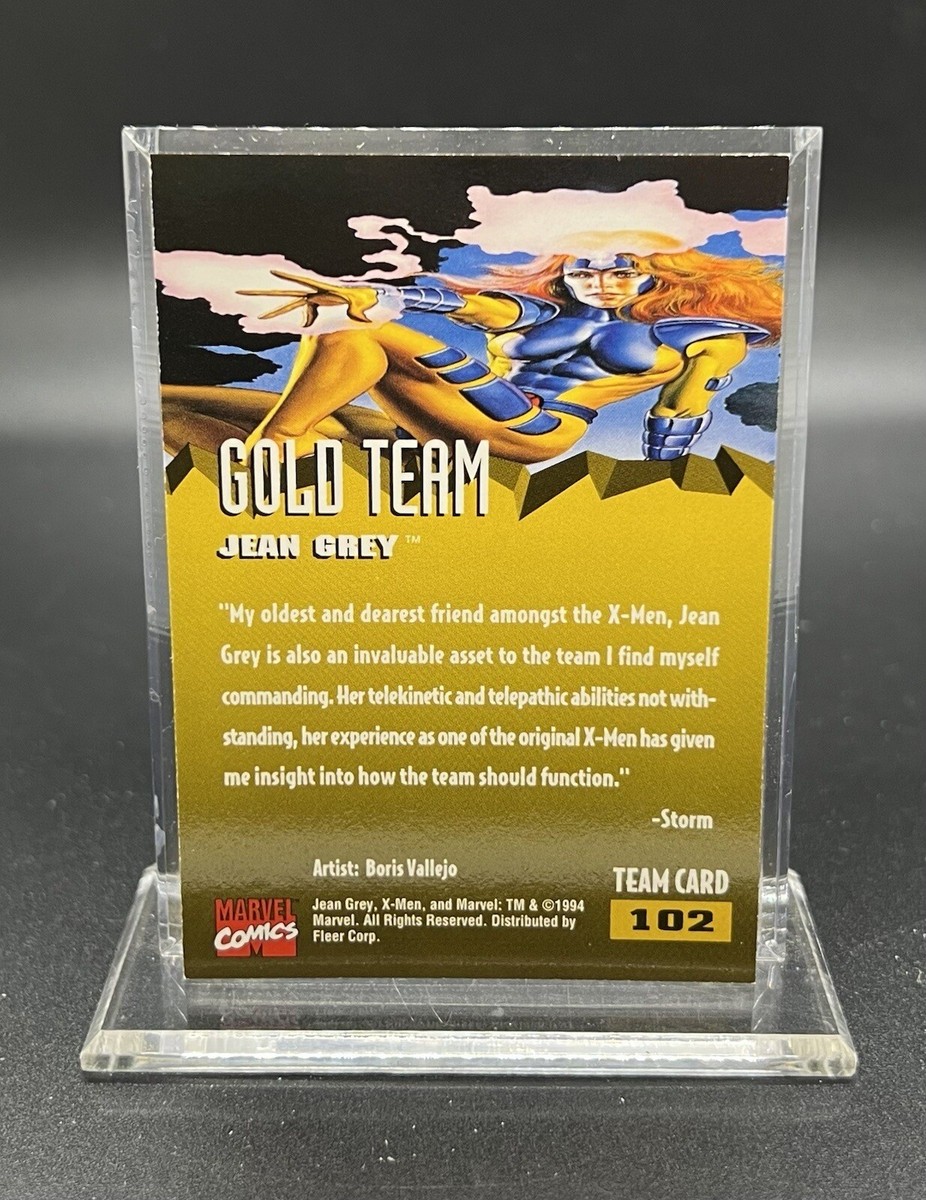 1995 Fleer Ultra X-Men Marvel, #102 Jean Grey X-Men Gold Team | eBay