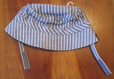 New NWT Gymboree Blue Chambray Striped Tiger Bucket Hat 6-12 months