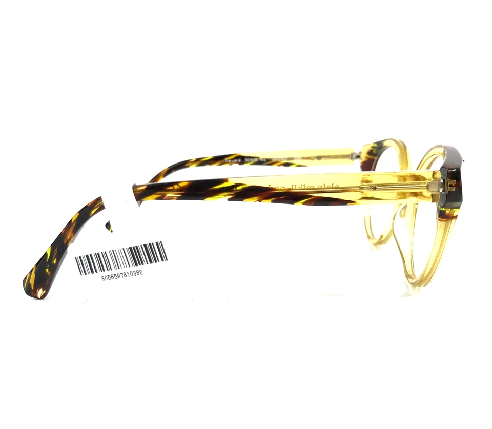 Monturas de gafas Alain Mikli Savoie A03143 008 amarillo claro marrón 50-19-145 Foto 3 de 4