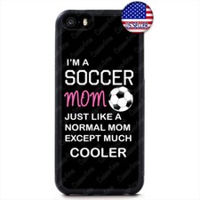 Soccer Mom New Cool Quote Case Hard Cover iPhone 17 16 15 14 13 12 Pro Max Plus