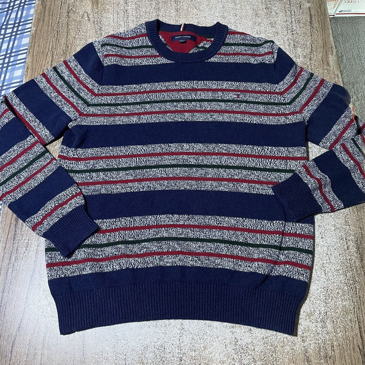 Tommy Hilfiger Mens Premium Crewneck Sweater Size L #27185 | eBay