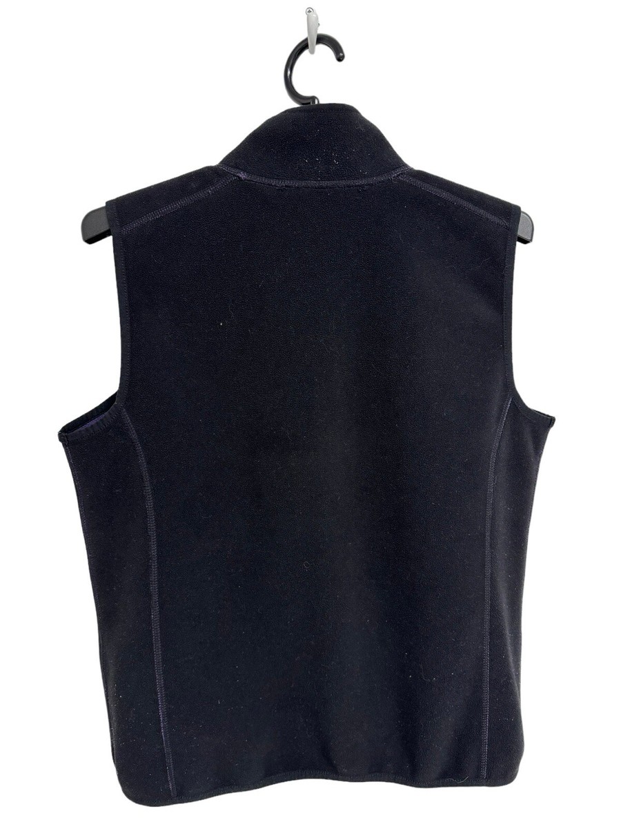 Karen Scott Sport Women's Sleeveless Dark Purple Full Zip Fleece