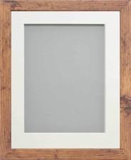 Rustic Picture Photo Frame Allington Range Poster Frames with Choice of Mount