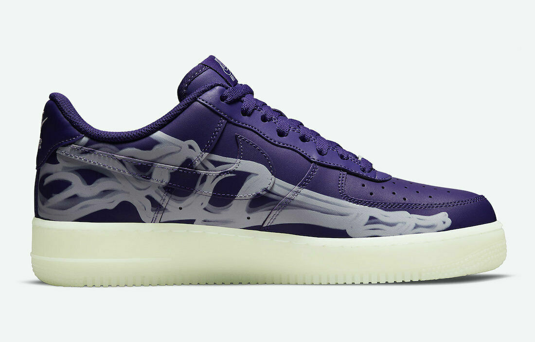 Air Force 1 '07 Skeleton QS Size 5/Wmns 6.5 Court Purple Air Force 1 '07 Skeleton QS Size 5/Wmns 6.5 Court Purple