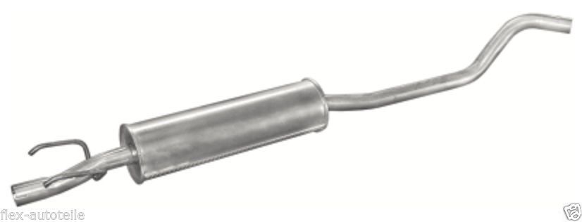 Auspuff mitte Mittelschalldämpfer Hauptschalldämpfer Mitteltopf Corsa C 1,0 12V