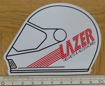 LAZER Helm Vintage Motorsport Aufkleber Sticker RD RG CB XS  XT XL 250 350 500