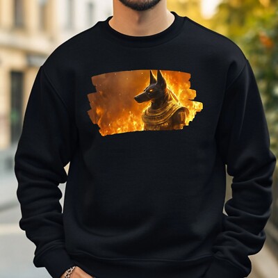 Anubis On Fire Sweatshirt Cosy And Perfect For Any Occasion S To 4XL