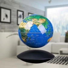 Magnetic Levitation Floating Globe Light LED World Map Rotating Night Lamp NEW