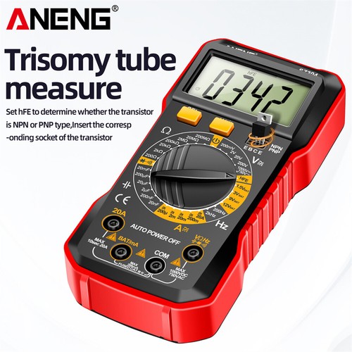 2000 Counts Intelligent Multimeter Digital Multimeter for Diode/Transistor Check - Picture 6 of 18