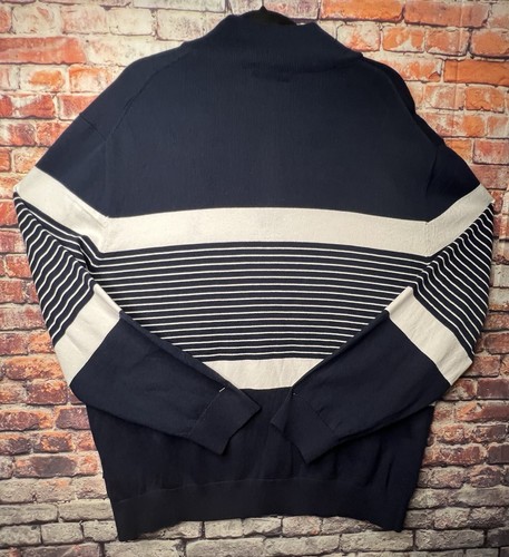 Nautica Blue Sail Herren Pullover 1/4 Zip XXL Navy Blau Navtech Stretch Preppy - Bild 5 von 5