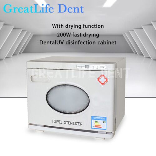 200W Fast Drying Dental UV Disinfection Cabinet Towel Medical Sterilizer 28L US - Picture 9 of 14