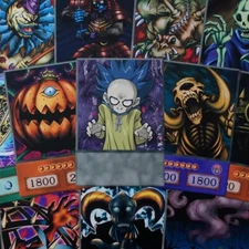 Yugioh Anime Style 25 Card Set - Bonz (Pumpking, Zombie, Etc)