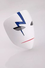 Máscara facial completa de anime Darker than Black Li Shunsheng Hei Smile accesorios para disfraces
