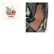 Extra Large Natural Wood Beaded Seat Cover Massaging Cooling Cushion for Truc...