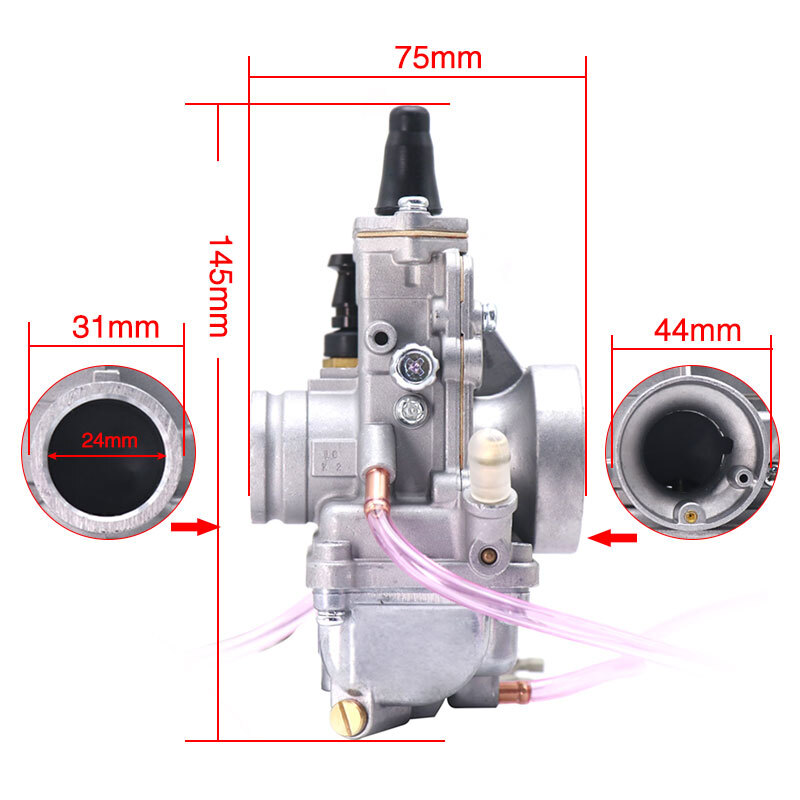 24mm Aluminum Alloy Mikuni Flat Slide High Performance Carburetor