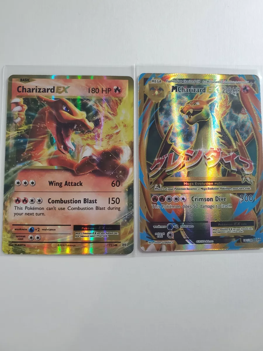  Pokemon - Mega-Charizard-EX (101/108) - XY Evolutions - Holo :  Toys & Games