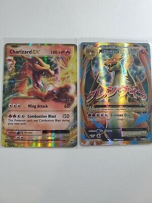 Kit 40 Cartas Pokemon Gx + Mega Charizard Ex