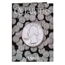 H E HARRIS 2692 Coin Folder QUARTER 25 Cent  Plain No Dates Album / Book
