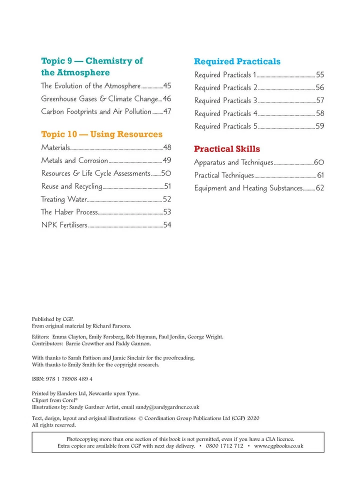 GCSE Chemistry AQA Knowledge Organiser & Retriever Bundle - Image 3 of 4