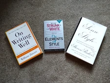 Book Lot--Writer's Toolkit--Strunk & White, Zinsser, Pinker