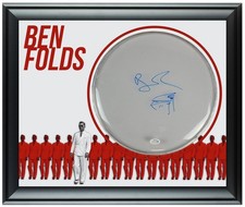 Ben Folds w Piano Sketch Signed Autographed Custom Framed Drum Head Display