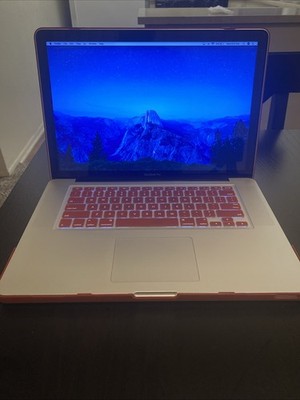 MacBook Pro (15-inch Mid 2012) 16 GB/Silver With Burgundy Cover