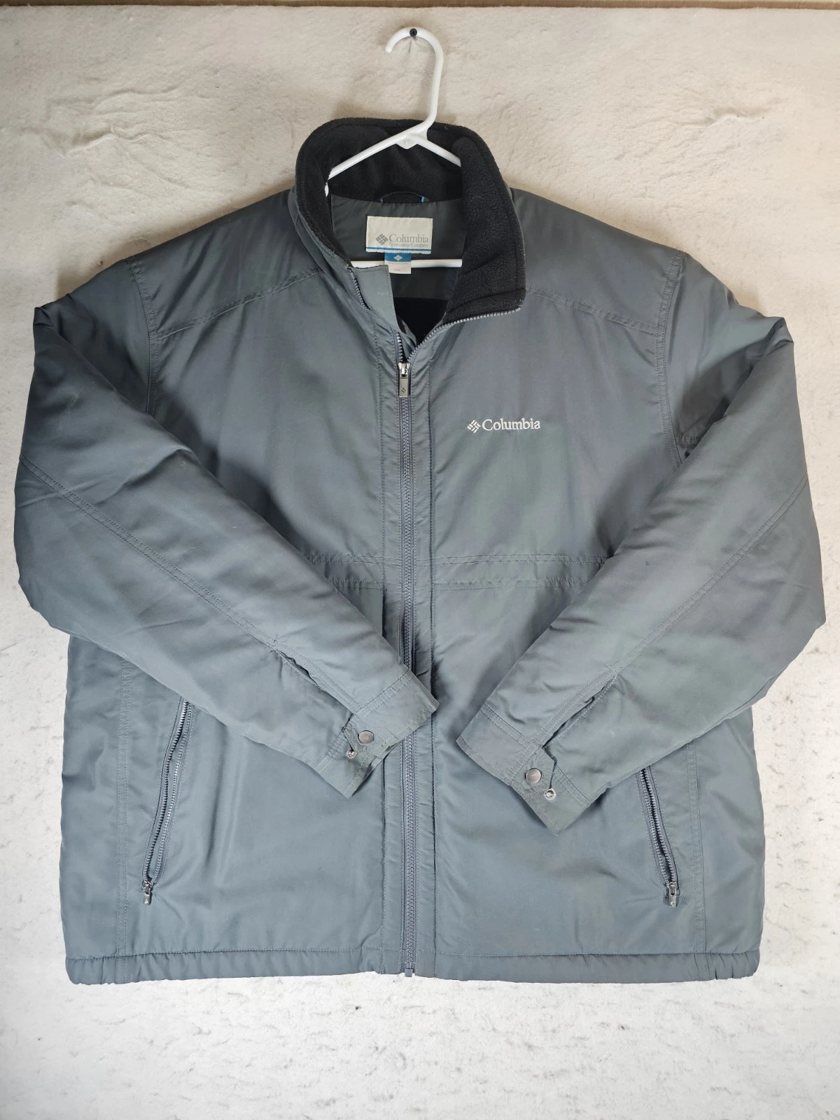 Columbia Classic Northern Voyage Fleece Lined Insulated Full Zip Jacket Sz XXL
