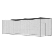 Uimoso 35/55/70 FT Softball Baseball Cage Netting Heavy PE Pitching Batting Net