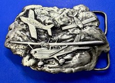 Cessna Aircraft Plane Aviation Vintage 1977 Belt Buckle by Bergamot Brass Works