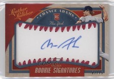 2019 Leather & Lumber Rookie Signatures Baseball Pink 2/75 Chance Adams Auto hg6