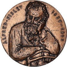 France, Medal, Peinture, Alfred Sisley, Arts & Culture, Dropsy, XF